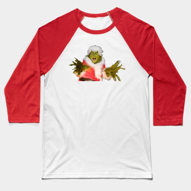 The grinch! Baseball T-Shirt by cherries&disco